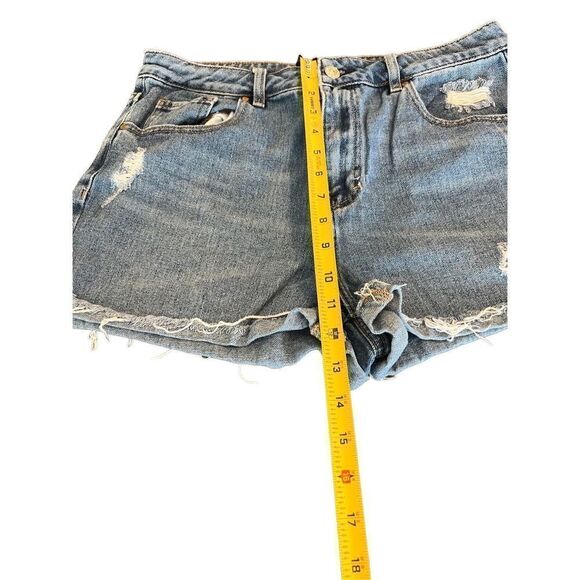 PACSUN distressed High rise mom shorts size 30 - Picture 10 of 12